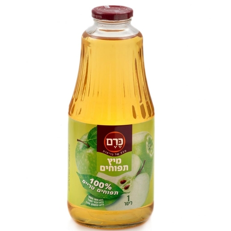 מיץ תפוחים 100% טבעי  1 ליטר