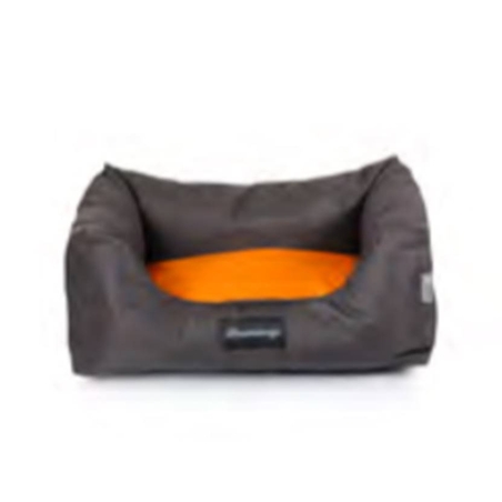 ספת בוסטון אפור כתום -  80X62X22 