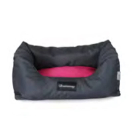 ספת בוסטון שחור ורוד -  80X62X22 