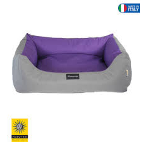 ספת בוסטון סגול אפור - 100X80X25