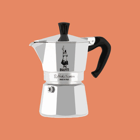 מקינטה ביאלטי אספרסו - 6 כוסות קפה 