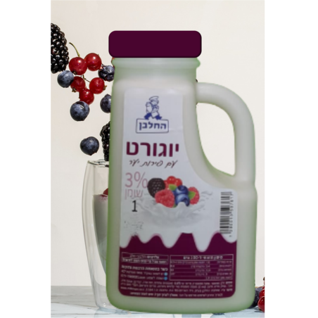 יוגורט פירות יער- 1 ליטר
