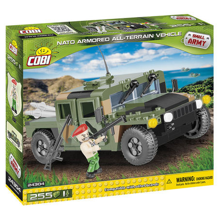 האמר אמריקאי ג'יפ צבאי ירוק