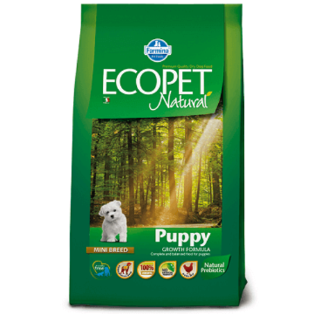 ECOPET PUPPY MINI BREED אקופט מזון לגור מגזע קטן 2.5 ק