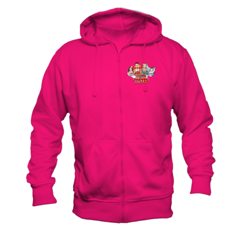 קפוצ'ון עם רוכסן – ספיר ורוד