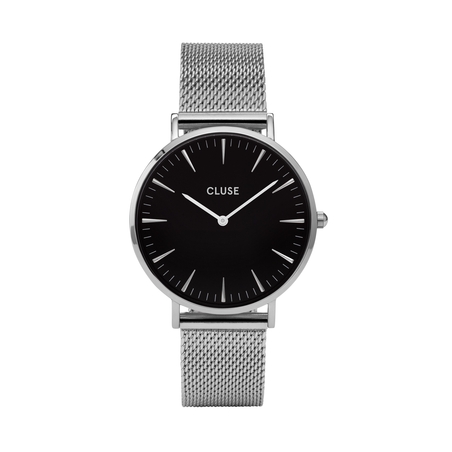 38 mm - CW0101201004  Boho Chic Mesh Black, Silver Colour