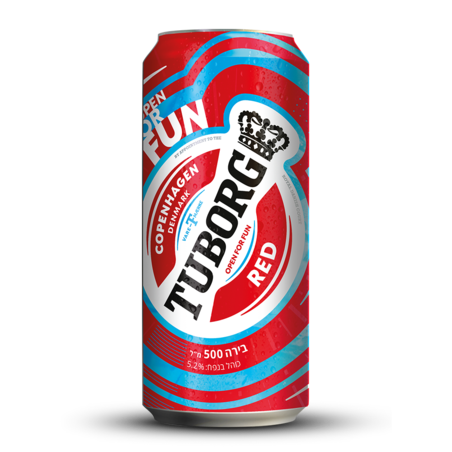 טובורג אדום פחית 500 מ'ל