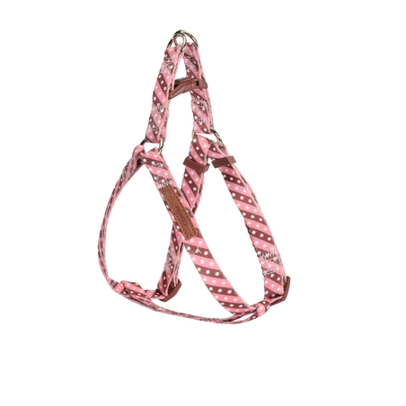 ריתמה לכלב בורדו ורוד עם נקודות 