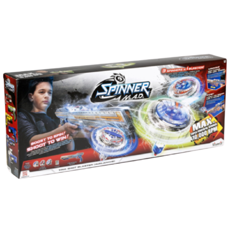 M.A.D SPINNER - משגר רובה שמשגר 3 ספינרים 
