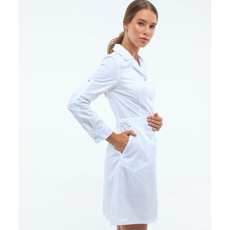 Scrubs gown for women White 106