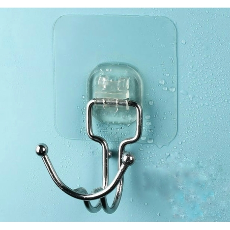 מחזיק זוג מגבות ללא קידוח עם 