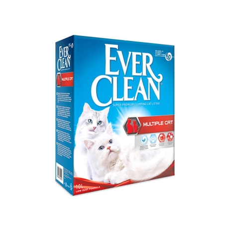 חול אבר קלין אדום- ever clean מולטי קט