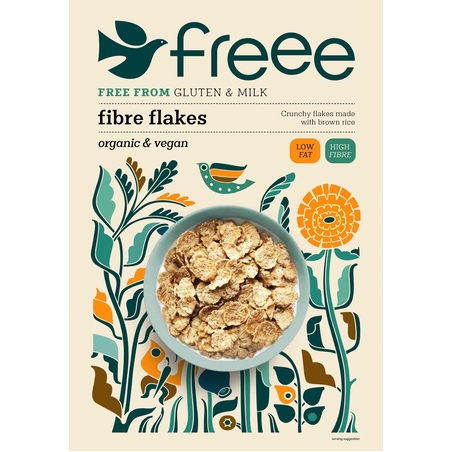 דגני בוקר פתיתי אורז חום קלויים ללא גלוטן- FREEE