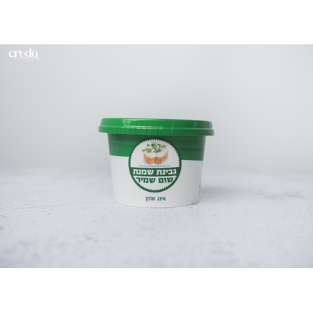 גבינת שמנת בטעם שום שמיר- 200 גרם