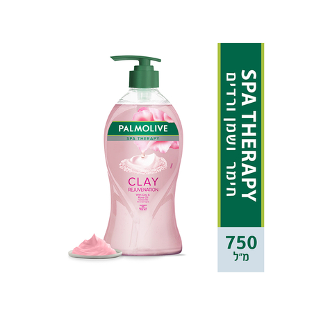 פלמוליב Rejuvenation ג'ל רחצה עם חימר ושמן ורדים 750 מ'ל