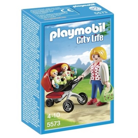 פליימוביל 5573 - אמא עם עגלת תאומים