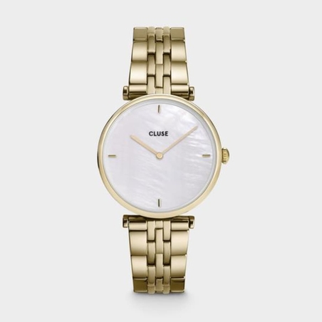 Triomphe Steel White Pearl, Gold Colour