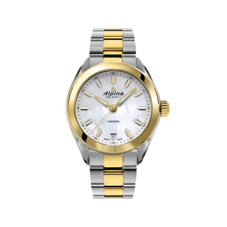 שעון Alpina Comtesse Quartz Mother of Pearl Dial