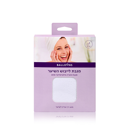 בלונס מגבת לייבוש שיער
