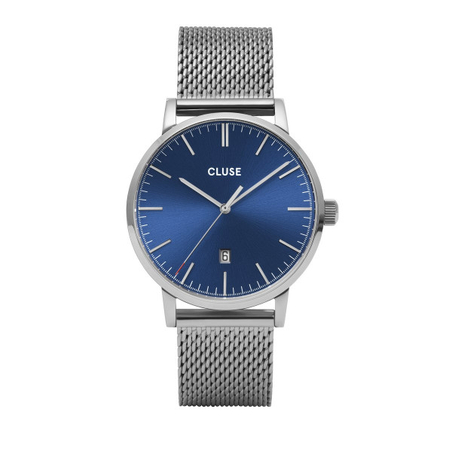 CW0101501004  Aravis Mesh Blue, Silver Colour