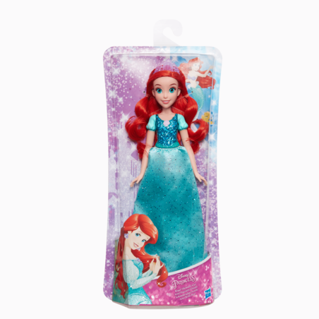 נסיכות דיסני- בובת אריאל מנצנצת