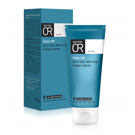 קרם לחות לעור רגיש אדמומי ומגורה