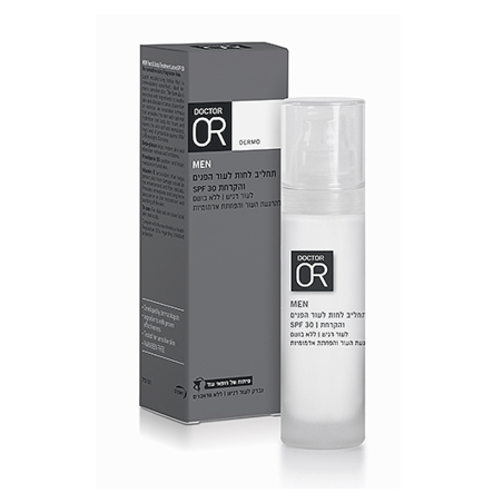 תחליב טיפוח לעור הפנים והקרחת SPF30