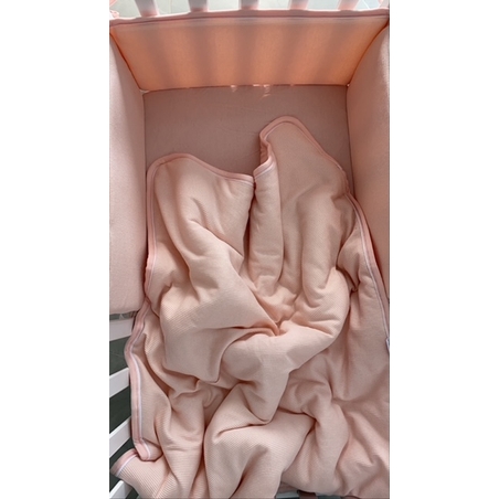 שמיכת חורף לעריסה | NEW PINK וופל