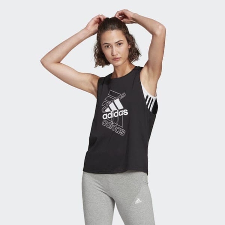 גופיית אדידס לנשים | Adidas Essential Stacked Logo Tank Top 