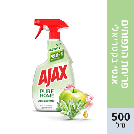 אג'קס טריגר פיור הום תפוח 500 מ'ל