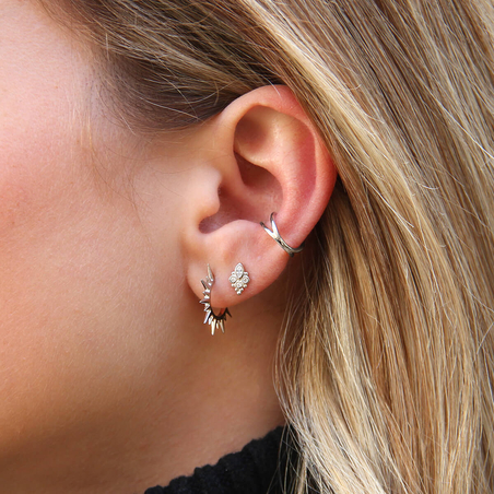 סט עגילי כסף 925 - AUDREY 