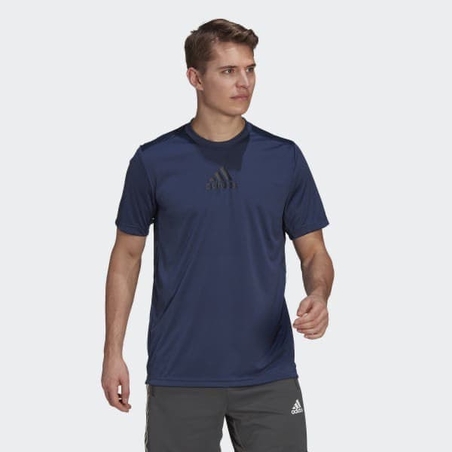 חולצת אדידס לגבר | Adidas Primeblue Designed To Move 3-Stripes Tee 