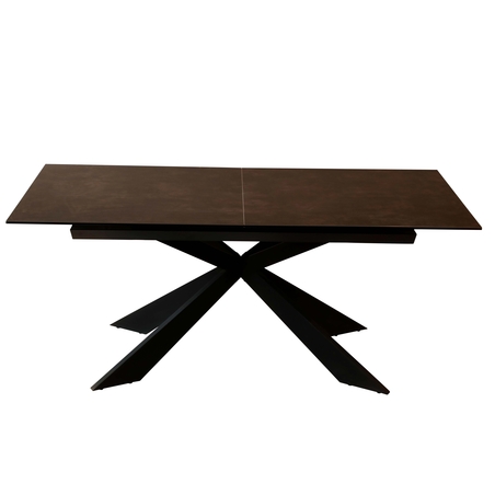 פינת אוכל דגם כאמל קרמיקה - אפור כהה חלודה