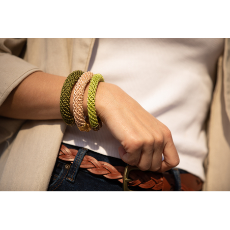 Statement Crocheted Bracelet 