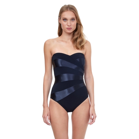 בגד ים שלם בגזרת סטרפלס GOTTEX