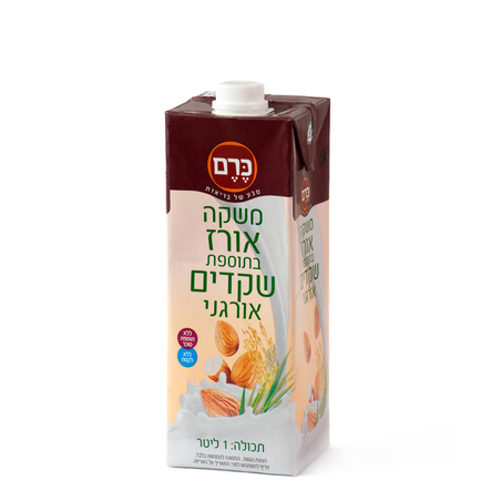 משקה אורז ושקדים אורגני