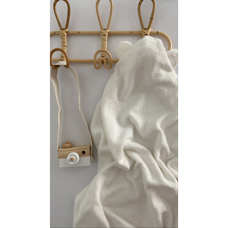 מגבת במבוק אורגני 90*70 NB | לבן