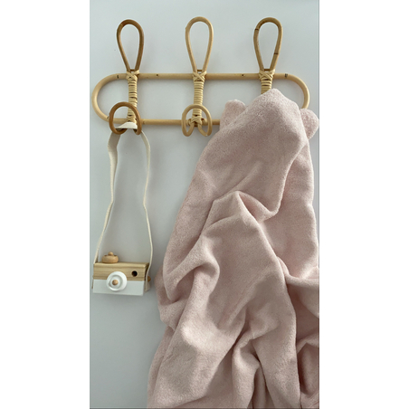 מגבת במבוק אורגני 90*70 NB | ורוד 