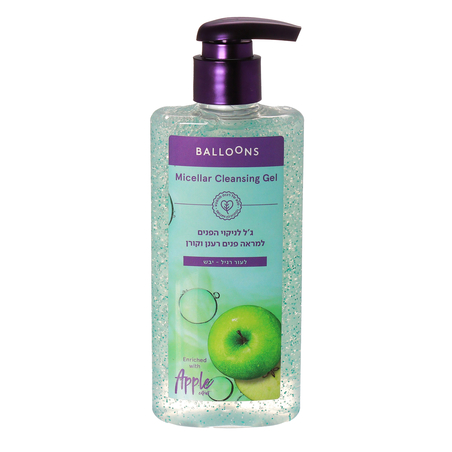 בלונס גל ניקוי לפנים רגיל- יבש 250 מ'ל