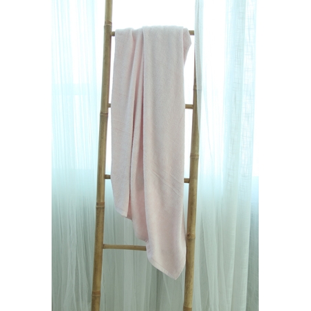 מגבת במבוק ענקית 1.40*90 | ורוד