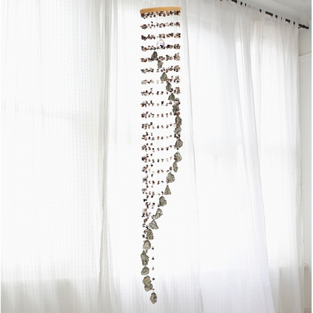 מובייל ספירלה משולב אבני פיריט גולמיות 25 זרועות 120 ס