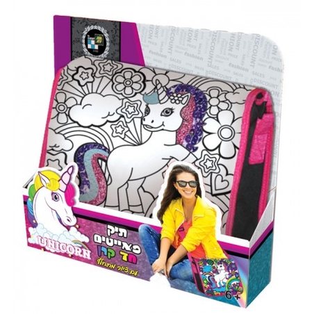 תיק פאייטים חד קרן