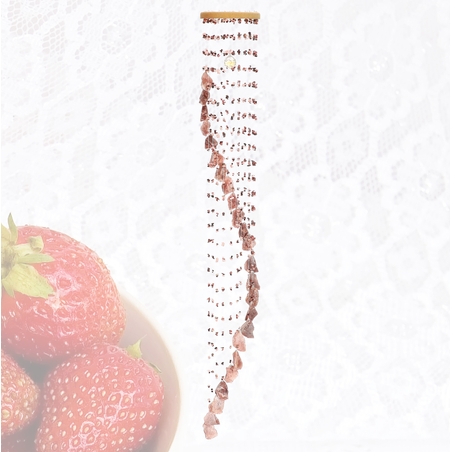 מובייל ספירלה משולב אבני קוורץ תות גולמיות 25 זרועות 120 ס