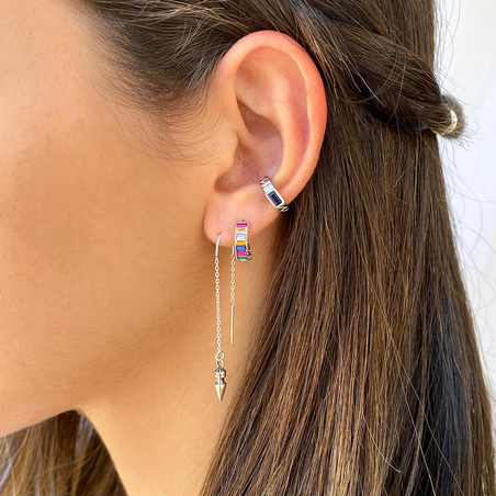 סט עגילים - JULY - כסף 925