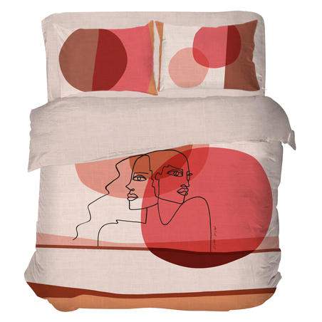  מארז מצעים זוגי ליאת לוי קופלמן דגם פאוור קאפל