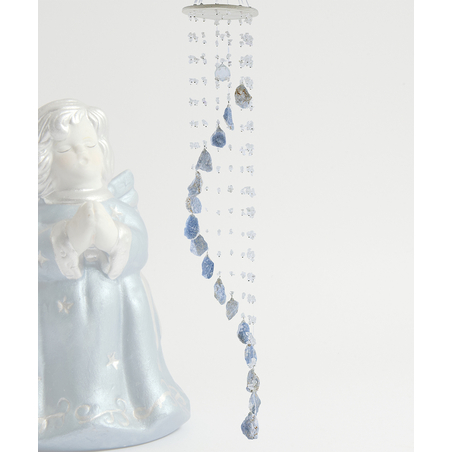 מובייל ספירלה משולב אבני אנג'לייט גולמיות 17 זרועות 90 ס