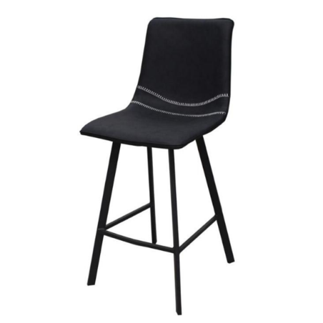 כיסא בר דגם הוגי - שחור