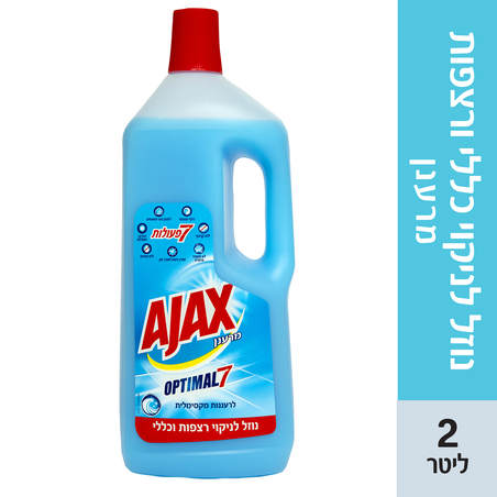 אג'קס ניקוי כללי עוצמת ה7 כחול 2 ליטר