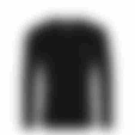 טישרט שרוול ארוך לוגו 57 קטן - שחור 1