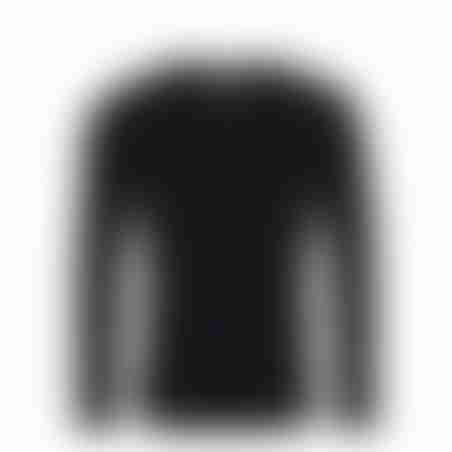 טישרט שרוול ארוך לוגו 57 קטן - שחור 3